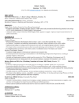 Bauer MBA and MS Resume Template