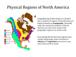 Physical Regions of North America