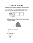 Final Exam Review Sheet