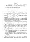 Linear Algebraic Equations System