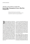 Knowledge Management from a Big Data Perspective