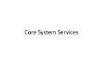 Core System Services