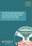 The UN Intergovernmental Panel on Climate Change (IPCC) Fifth