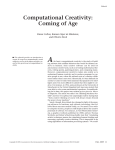 Coming of Age - Computational Creativity Group