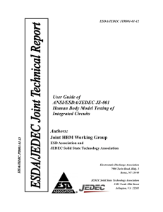 User Guide of ANSI/ESDA/JEDEC JS