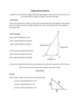 Trigonometry Review - BYU Math Department