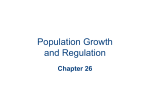 Population Growth and Regulation