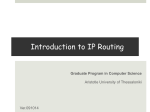 show ip route