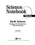 Science Notebook Earth Science: Geology, the Environment, and