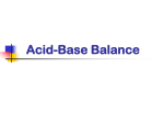 Acid-Base balance KUB
