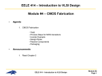 CMOS Fabrication - Montana State University