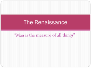 Intro to the Renaissance PPT