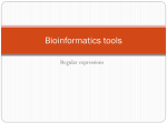 Bioinformatics tools