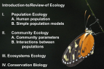 Introduction to Ecology and Evolutionary Biology