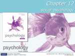 Chapter 12 Power Point: Social Psychology