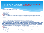 4/22 Daily Catalyst Evolution Review