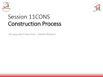 CONS Construction Process.
