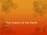 The History of the Earth 1st