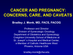 CANCER AND PREGNANCY