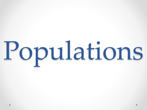 Populations Notes PPT