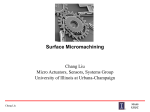 Surface Micromachining