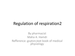 Regulation or respiration2