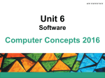 Unit 6 Software