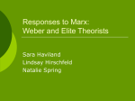 Weber and Elite Theorists