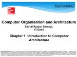 Introduction to Computer Architecture