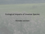 Ecological Impacts of Invasive Species