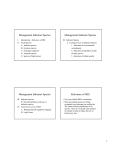 Management Indicator Species