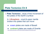 Note on Plate tectonics