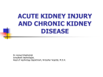 acute kidney injury and chronic kidney disease