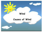 Winds are created by….