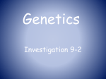 Genetics - westmiddle6b