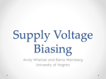 Impact of Supply Voltage Biasing - UVA ECE Wiki