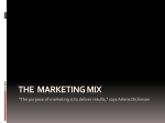 The Marketing Mix - North Park Vikings website