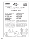 High-Speed, Single-Supply, Rail-to-Rail