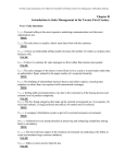 Chapter 01 Overview of Sales Management and the Selling