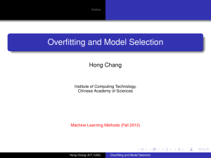 Overfitting and Model Selection