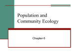 Chapter 6 - Population and Community Ecology
