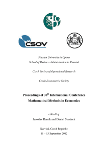 Proceedings of 30th International Conference Mathematical