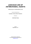 judicious use of antimicrobial agents
