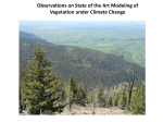 Summary of Climate Model and Scenario