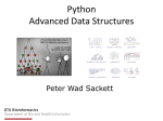 Python and Advanced Data Structures