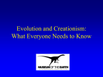 Evolution and Creationism: A short guide to Answering Visitor