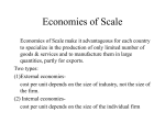 Economies of Scale and International Trade,a