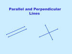 Parallel and Perpendicular Slopes