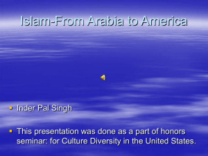 Islam-From Arabia to America