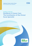 Excellence in Cancer Care the Contribution of the Clinical Nurse